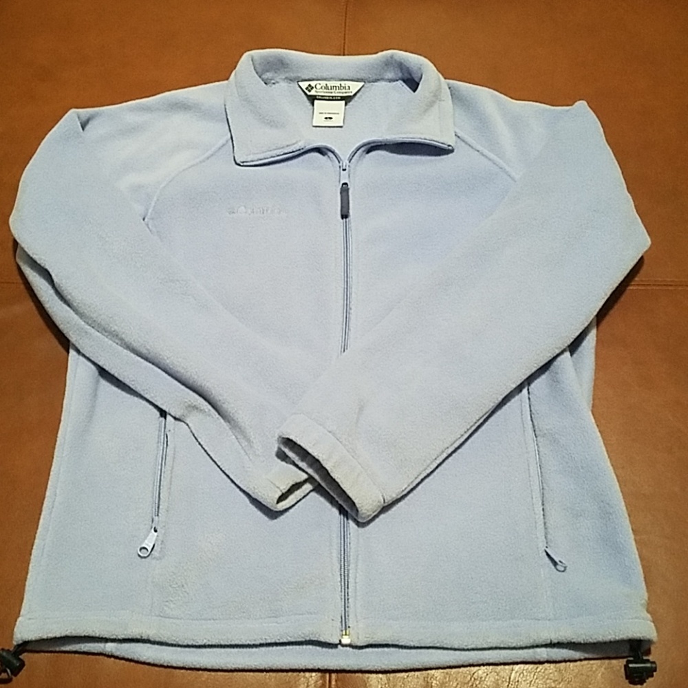 Women's Columbia fleece jacket. Size Large